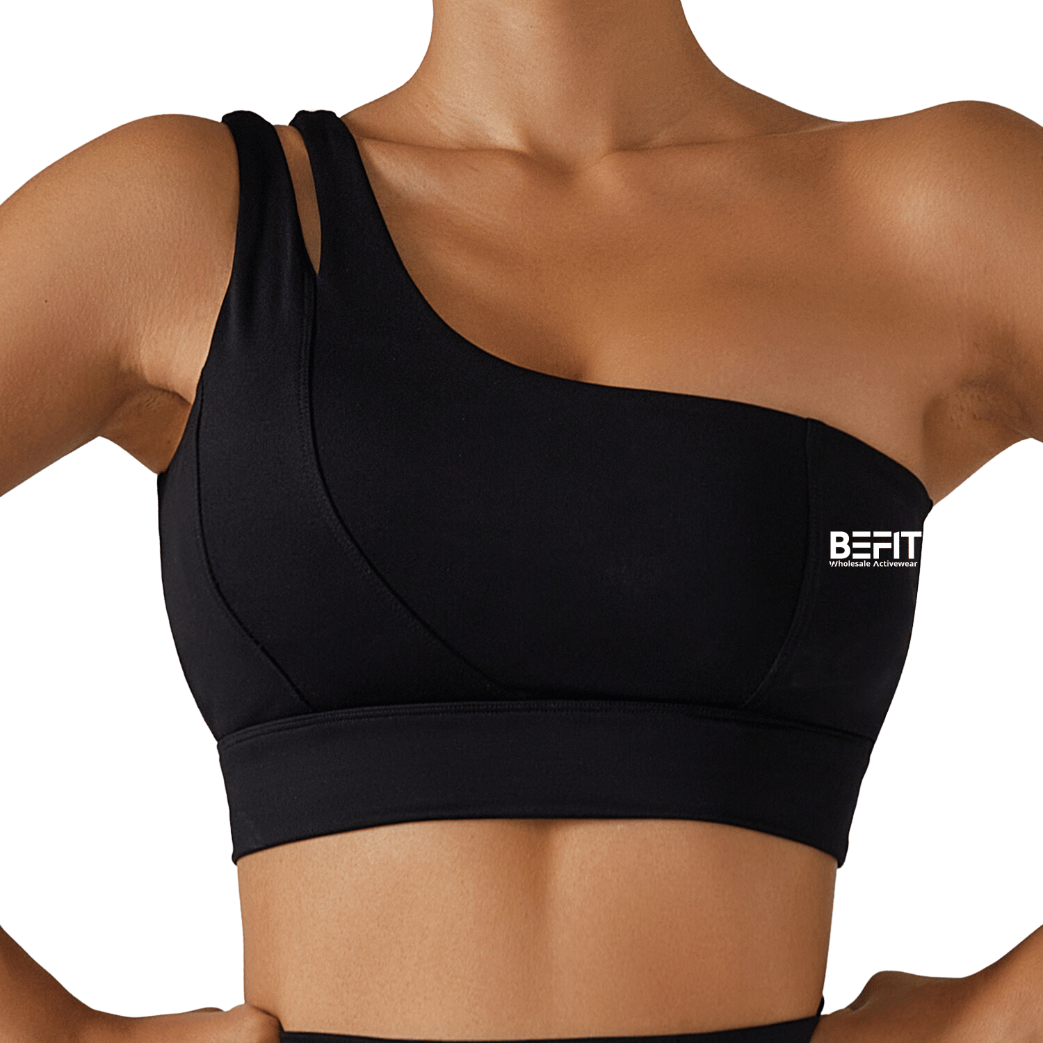 Women's Wholesale One-Shoulder Sports Bra