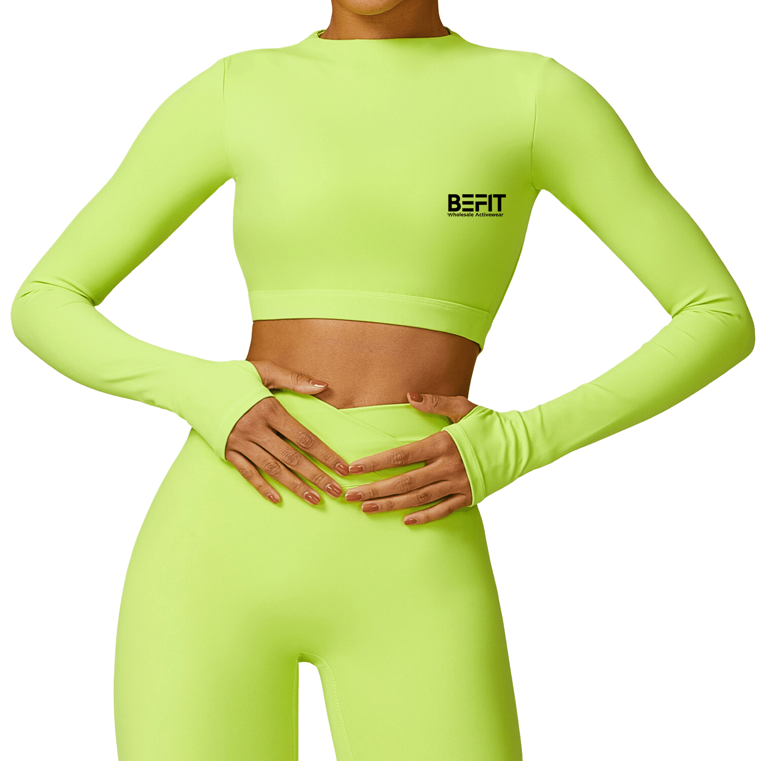 Women's Wholesale Fitness Long-Sleeve Top