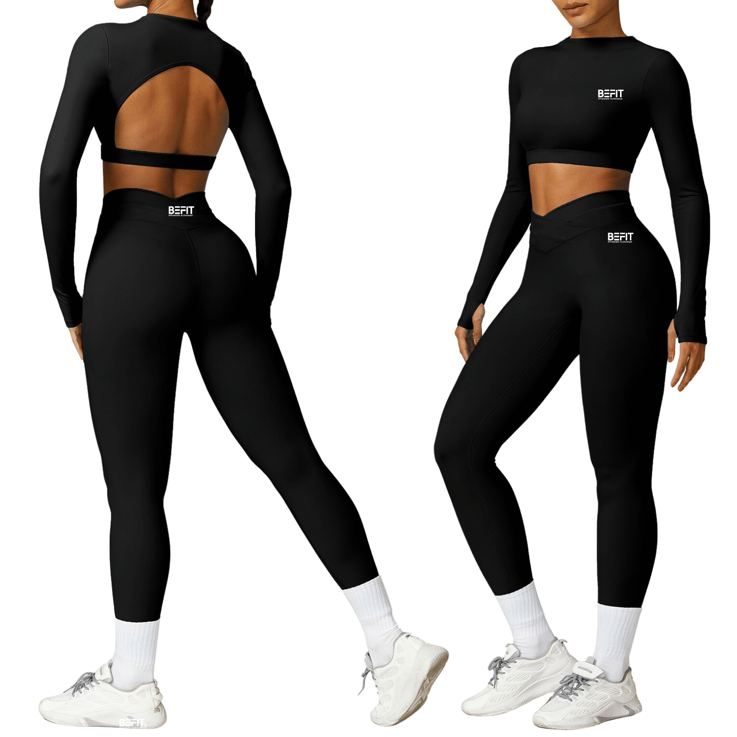 Women's Wholesale Tight Sports Breathable Set