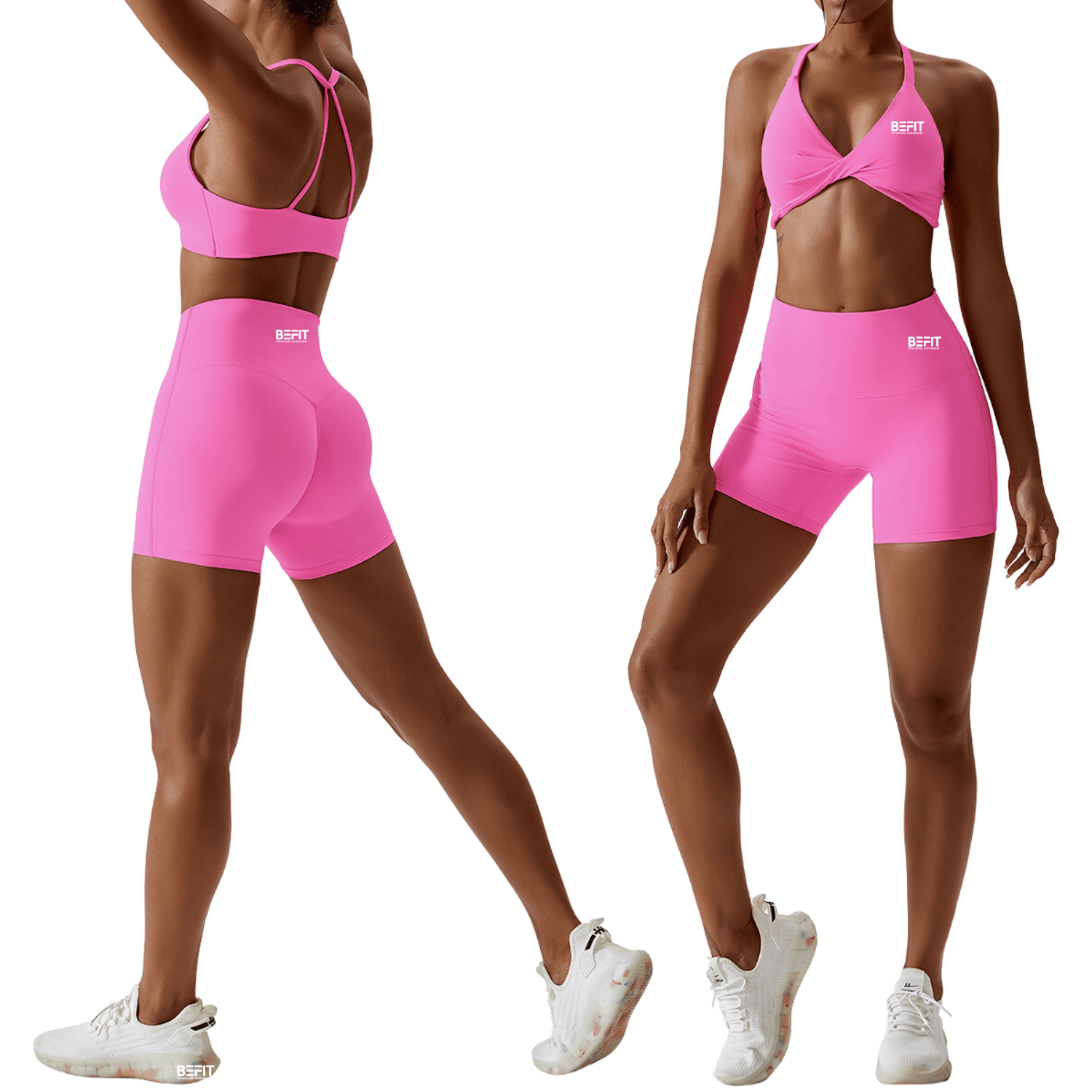 Women's Wholesale Form-Flattering Running Sports Set