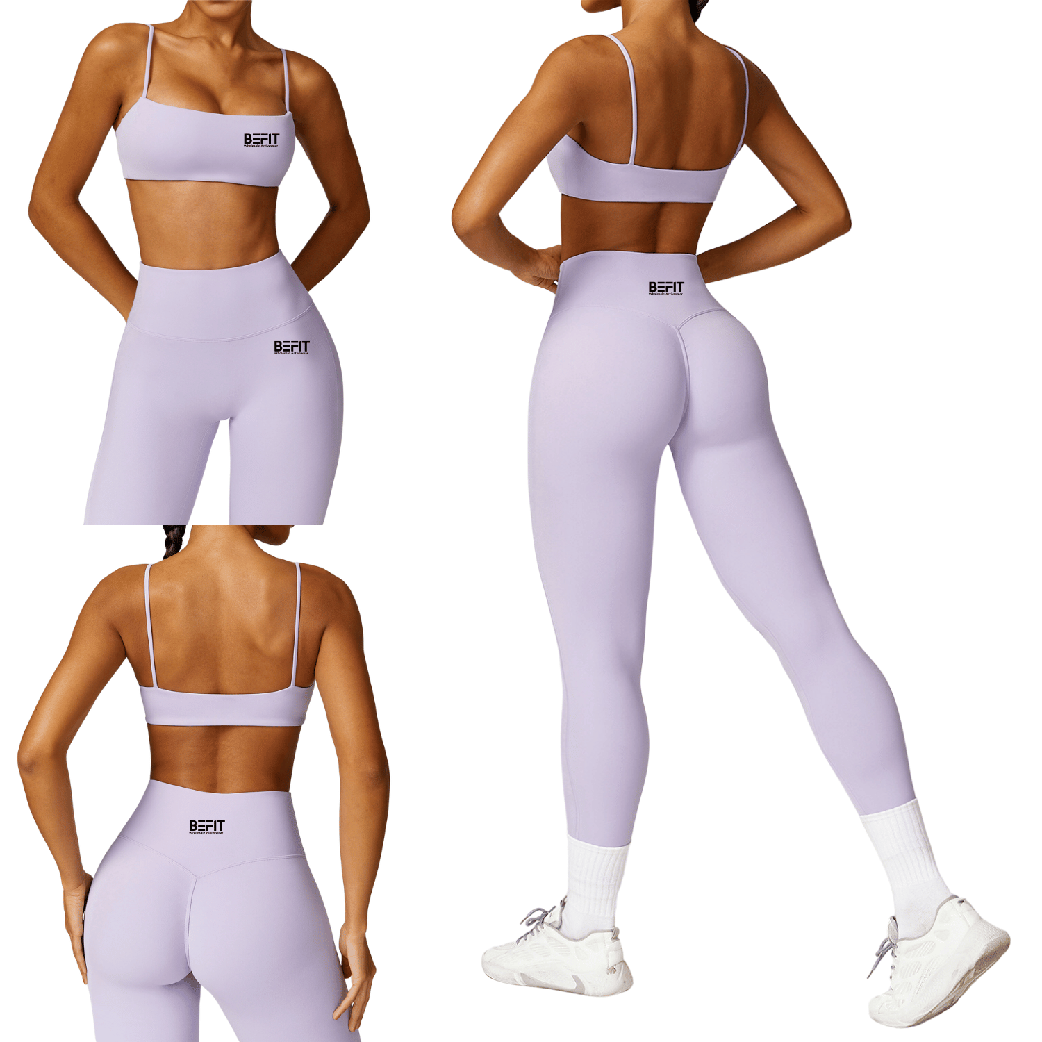 Women's Wholesale Form-Flattering Fitness Sports Set