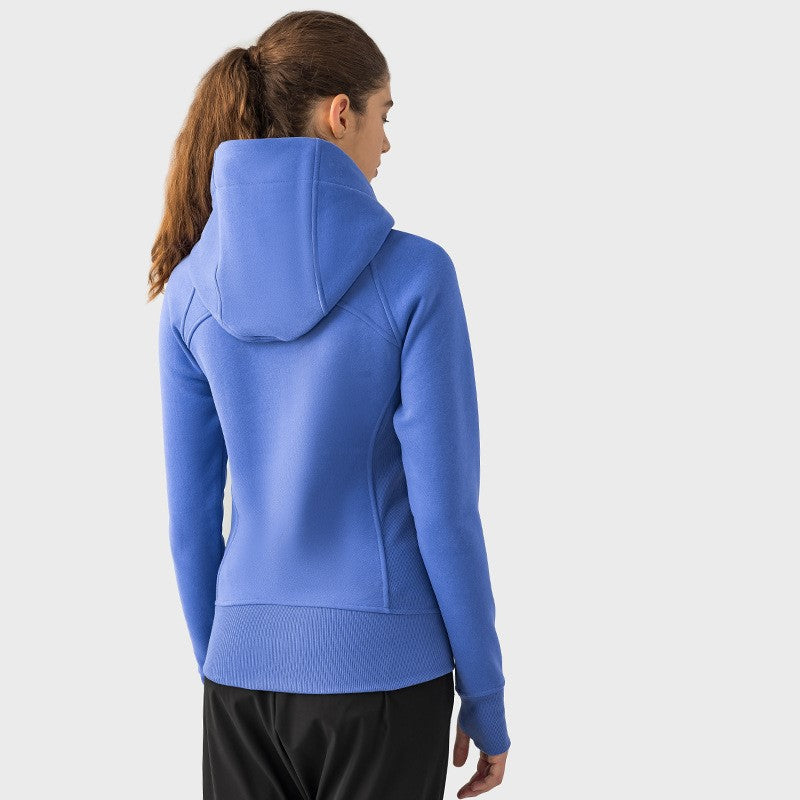 Women's Warm Hooded Sports Coat