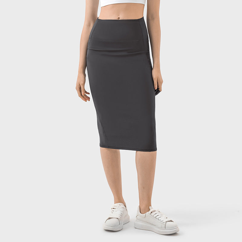 Women's Rear Slit Hip Skirt